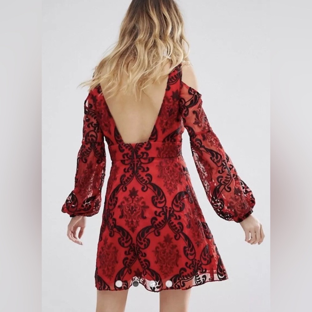 FREE PEOPLE WANT TO WANT ME EMBROIDERED MINI DRESS - Picture 13 of 16